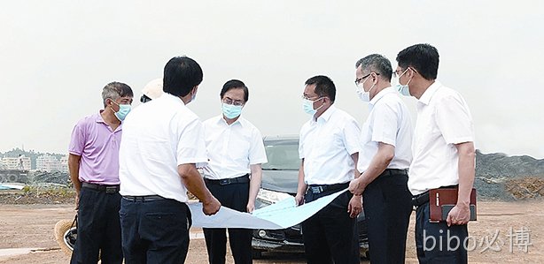 集团领导到惠南建设工地检查指导工作